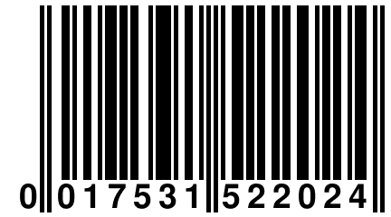 0 017531 522024