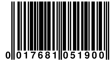 0 017681 051900