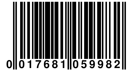 0 017681 059982
