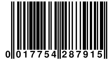 0 017754 287915