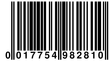 0 017754 982810