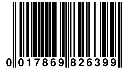 0 017869 826399