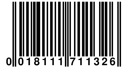 0 018111 711326