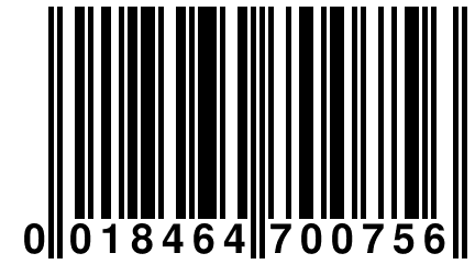 0 018464 700756