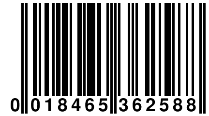 0 018465 362588