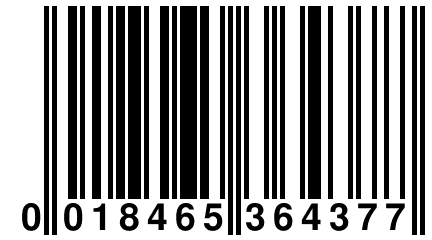 0 018465 364377