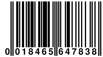 0 018465 647838