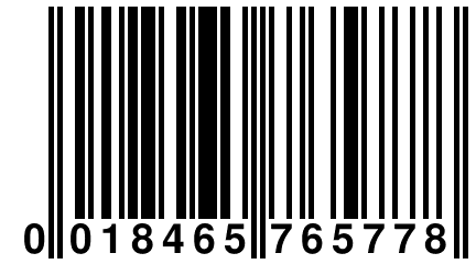 0 018465 765778