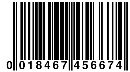 0 018467 456674