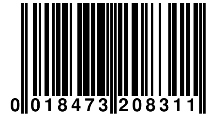 0 018473 208311