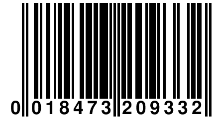 0 018473 209332