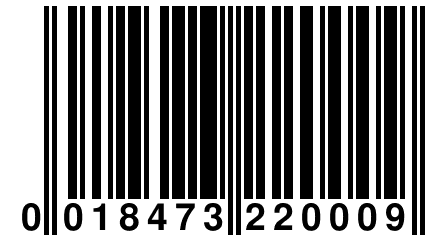 0 018473 220009
