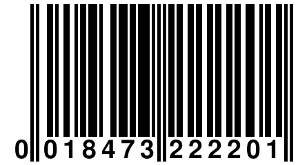 0 018473 222201