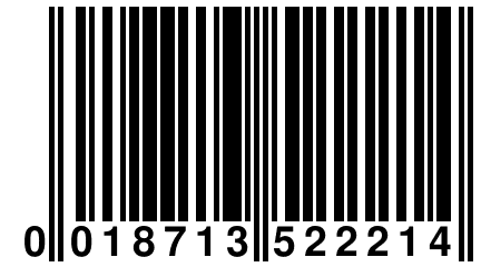 0 018713 522214