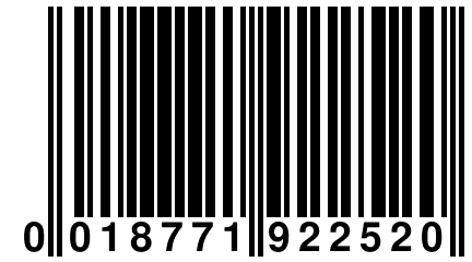 0 018771 922520