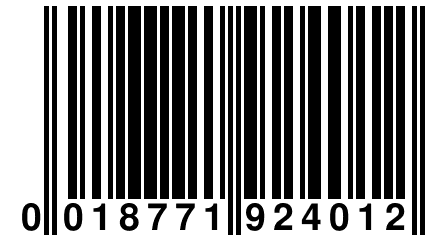 0 018771 924012
