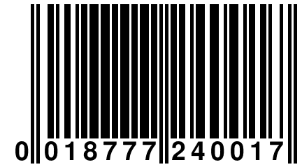 0 018777 240017