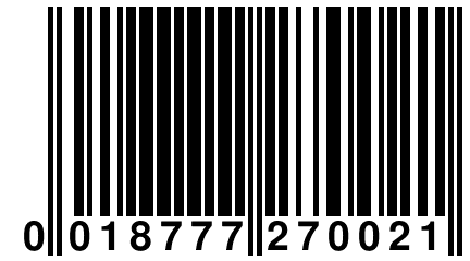 0 018777 270021