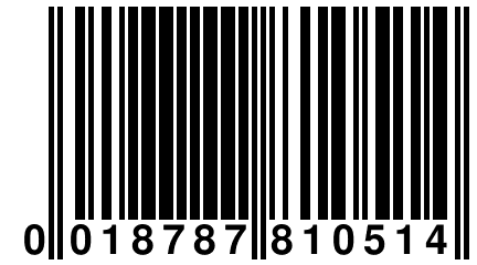 0 018787 810514