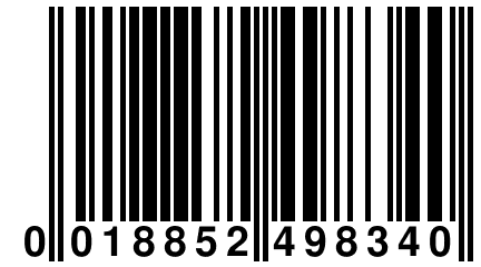 0 018852 498340