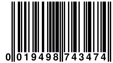 0 019498 743474