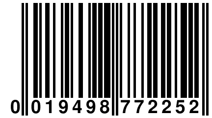 0 019498 772252
