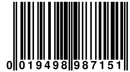 0 019498 987151