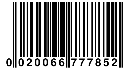 0 020066 777852