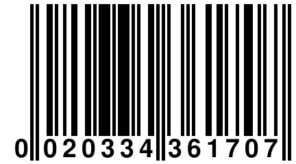 0 020334 361707