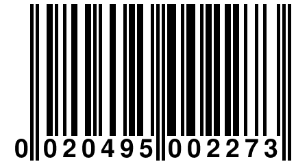 0 020495 002273