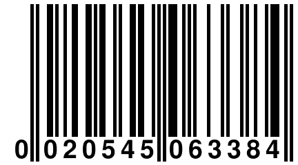 0 020545 063384