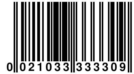 0 021033 333309