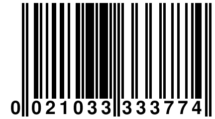 0 021033 333774