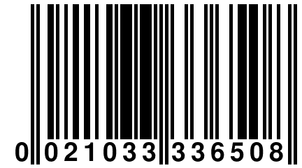 0 021033 336508