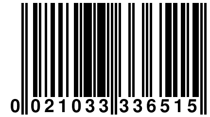 0 021033 336515