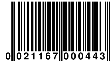 0 021167 000443