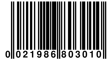 0 021986 803010