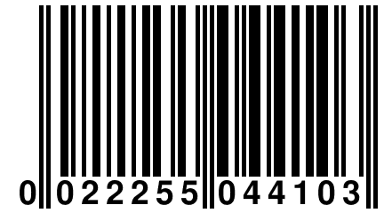 0 022255 044103
