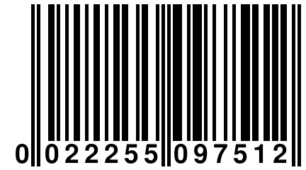 0 022255 097512
