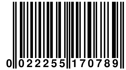 0 022255 170789