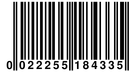 0 022255 184335