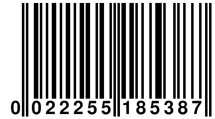 0 022255 185387