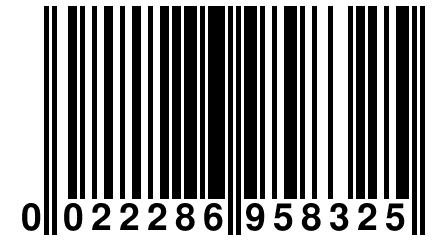 0 022286 958325