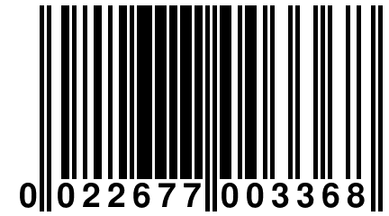 0 022677 003368