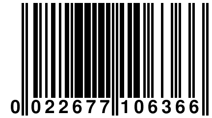 0 022677 106366