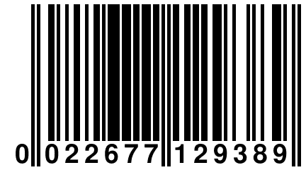 0 022677 129389