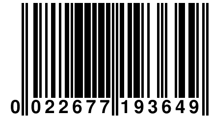 0 022677 193649