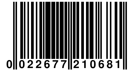 0 022677 210681