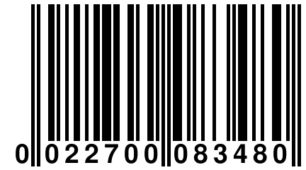 0 022700 083480