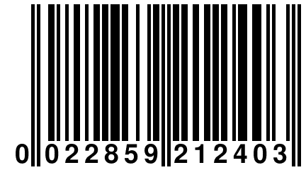 0 022859 212403